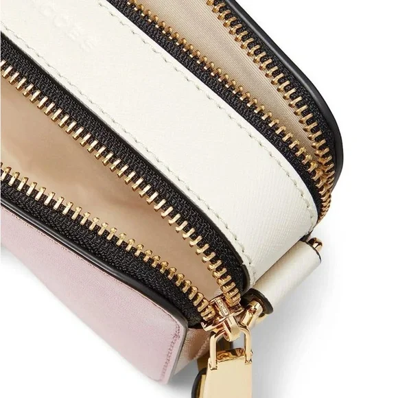 Marc Jacobs Snapshot Color-Block Lilas Crossbody Bag - Picture 3 of 6